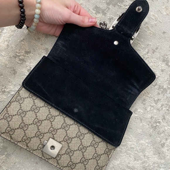 SOLD - Authentic Gucci Dionysus GG Supreme mini bag - Picture 9 of 13